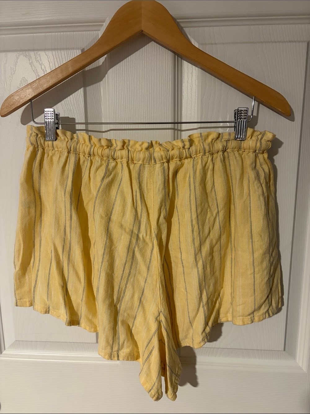 Universal Thread Yellow Striped Drawstring Shorts - Picture 3 of 3